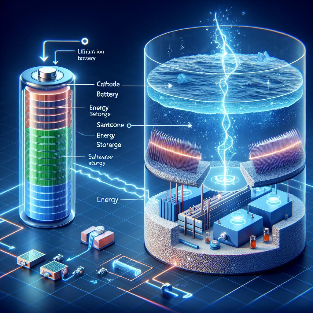 Intelligente Energiespeicher: Von Lithium bis Salzwasser